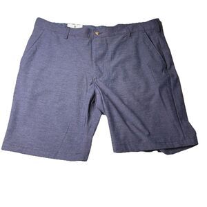 Izod Grey Gray Blue Straight Golf Shorts Size 38 Men’s Brand New NWT